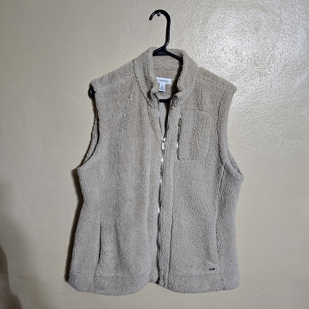 Calvin Klein Collection Gray Vest